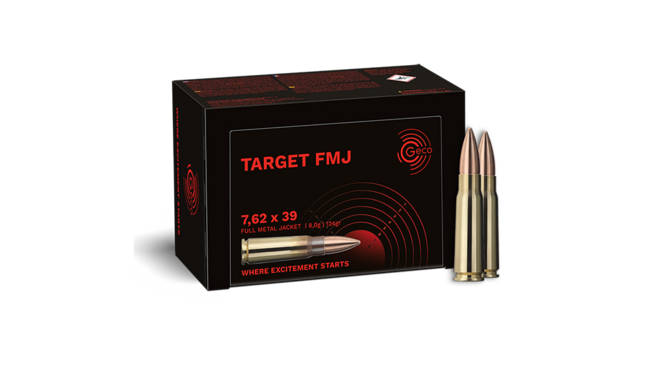 Geco Target FMJ 7,62 x 39 8,0g/ 124gr